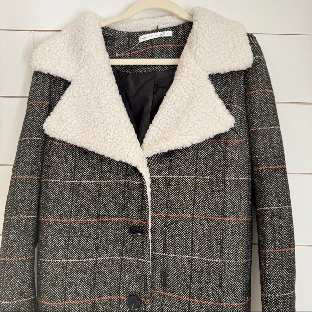 NWOT Altar’d state Opal Plaid Coat - Picture 6 of 12